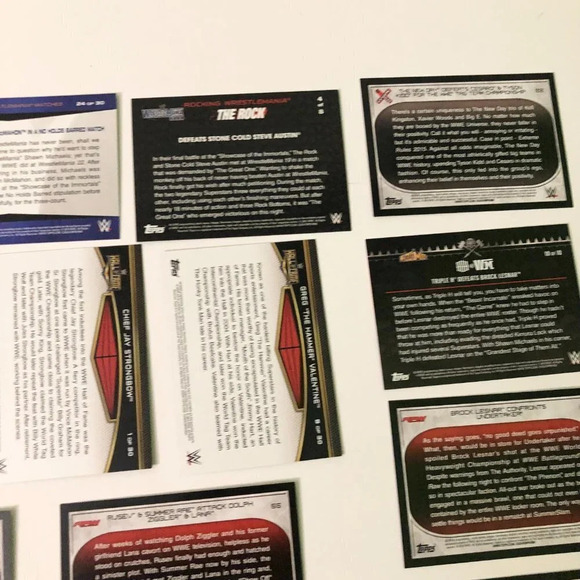 2015 - 2016 WWE Topps Lot of  56 Wrestling Cards - Picture 16 of 16